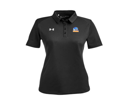 Womens Bitcoinben.io Vertical Logo Under Armour 1370431 Polo Shirt