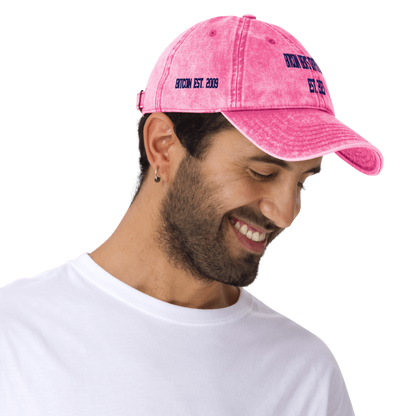 BBCC EST College with all Caps Vintage Cotton Twill Cap