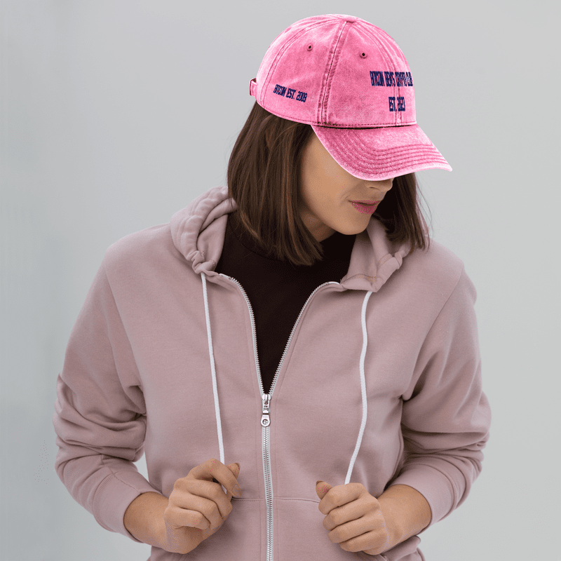 BBCC EST College with all Caps Vintage Cotton Twill Cap