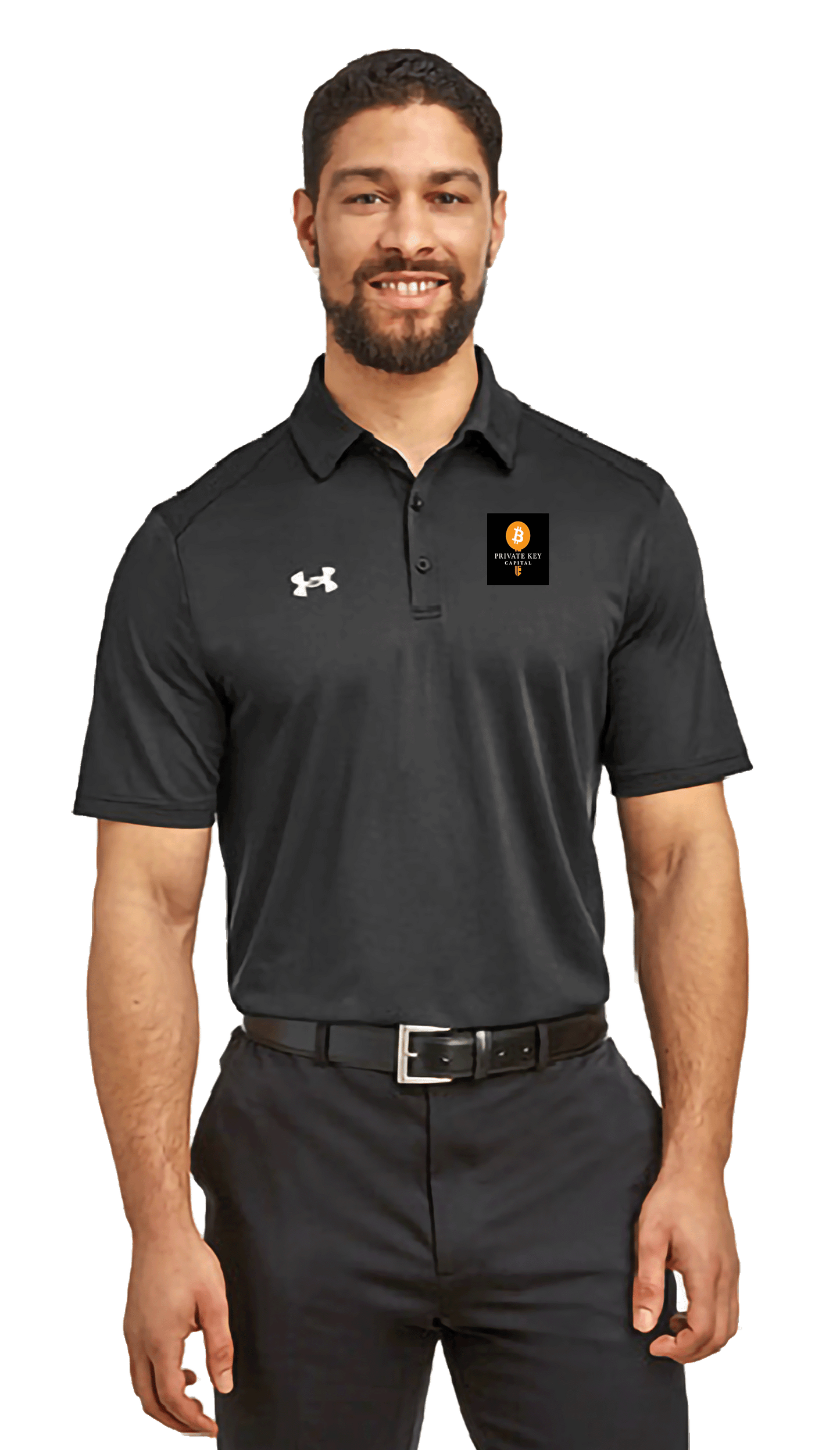 BBCC Private Key Capital Logo Under Armour 1370399 Polo Shirt