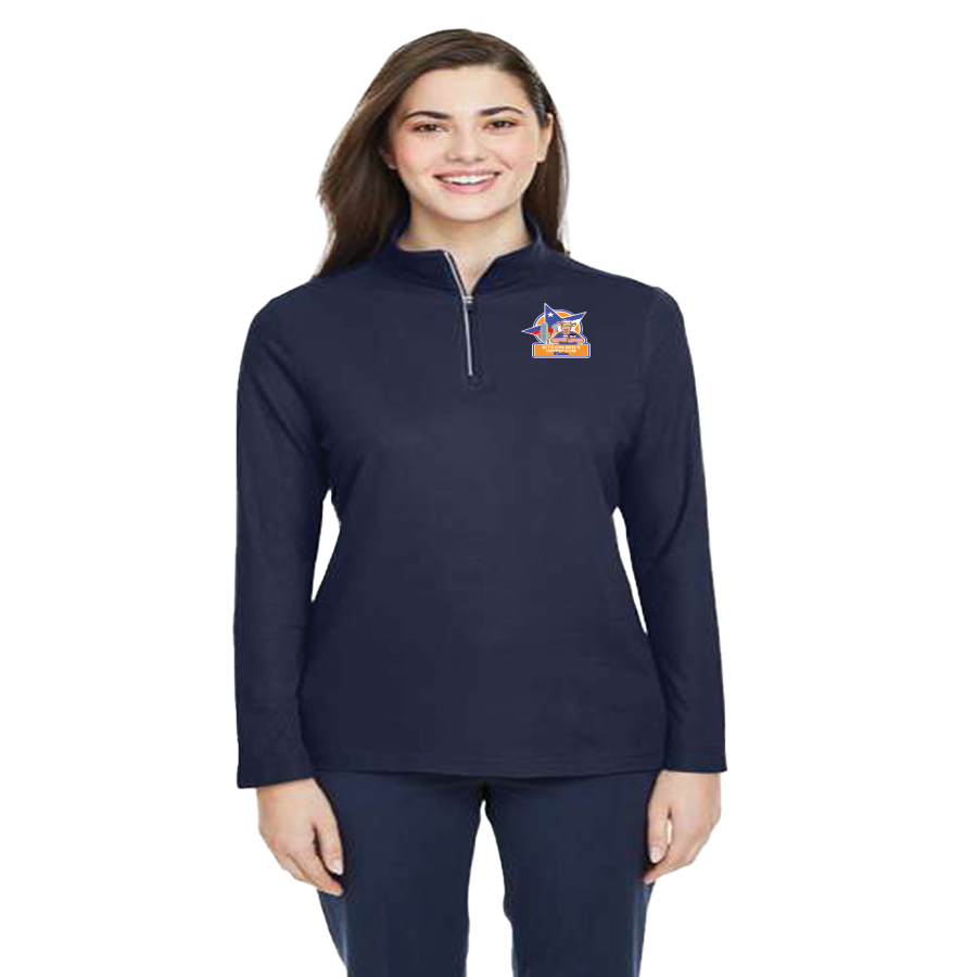BBCC Women's Fusion ChromaSoft™ Pique Quarter-Zip Pullover