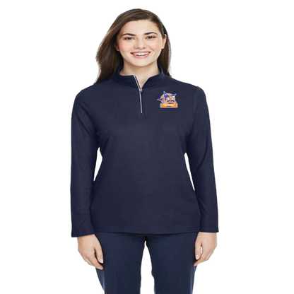 BBCC Women's Fusion ChromaSoft™ Pique Quarter-Zip Pullover