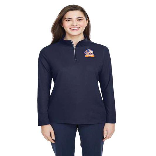 BBCC Women's Fusion ChromaSoft™ Pique Quarter-Zip Pullover