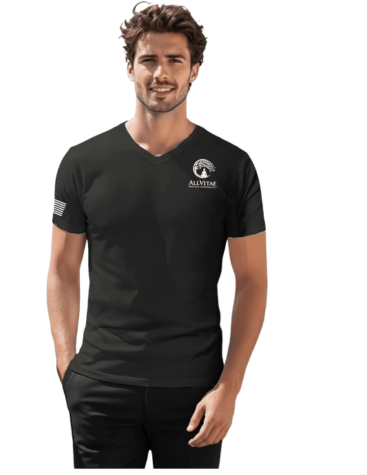 Allvitae H2H Men's Muscle Shirt V Neck Slim Fit Military Green, Black,  Charcoal & Sand Colors