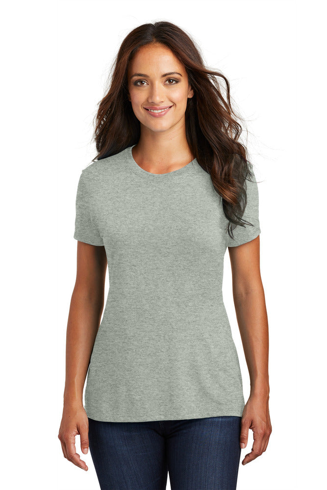 Heather Gray ELHS Logo on UNISEX District ® Perfect Tri®Tee. DM130 Bulk Order 50 Shirts