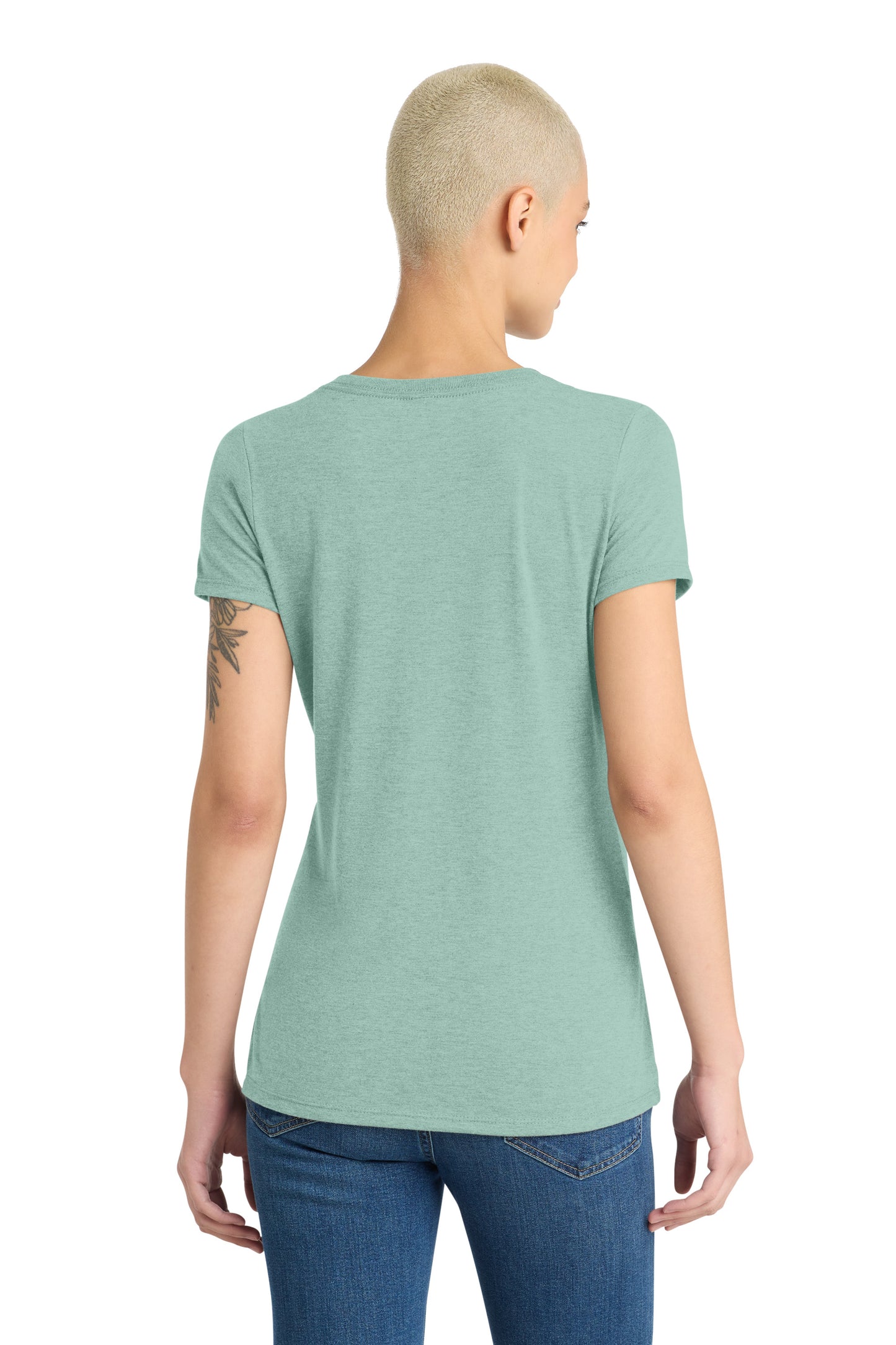 Allvitae V Neck Shorter V Neck T Shirt