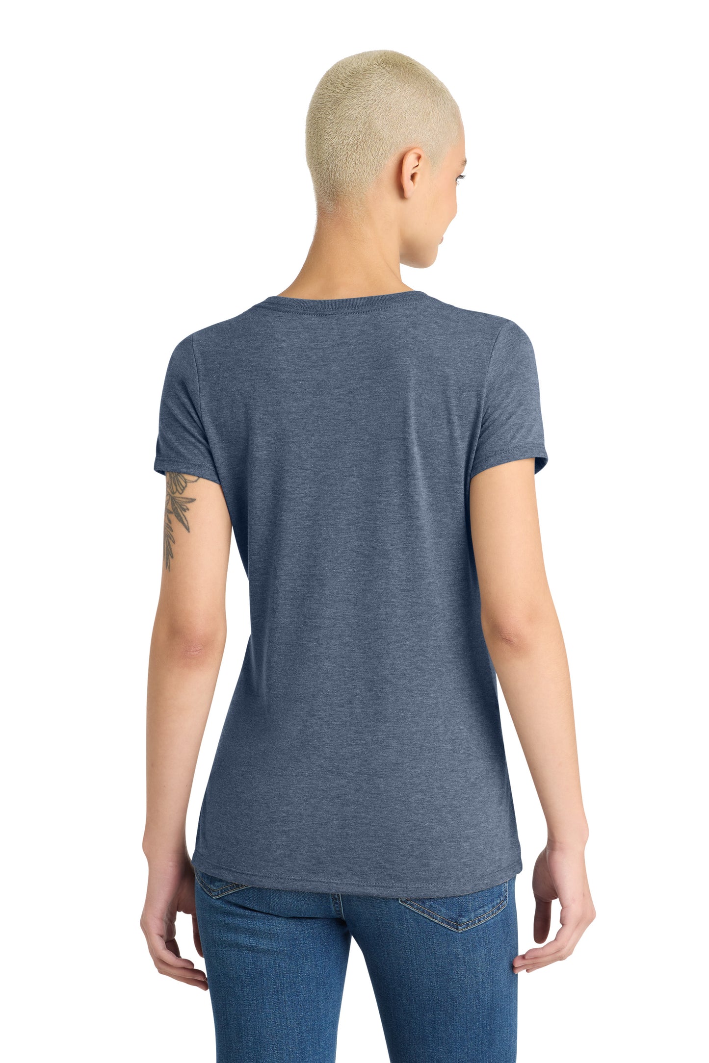 Allvitae V Neck Shorter V Neck T Shirt
