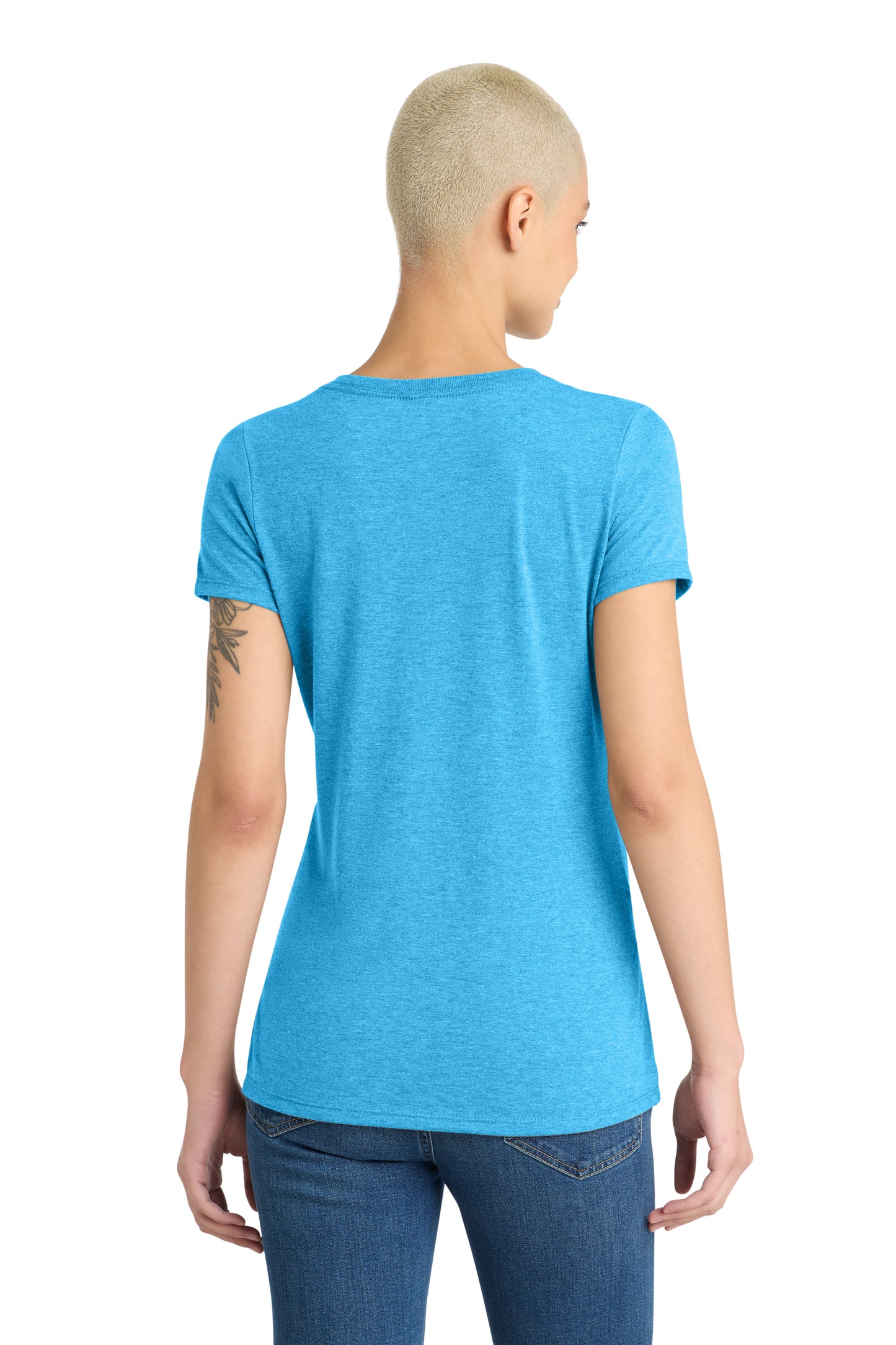 Allvitae V Neck Shorter V Neck T Shirt