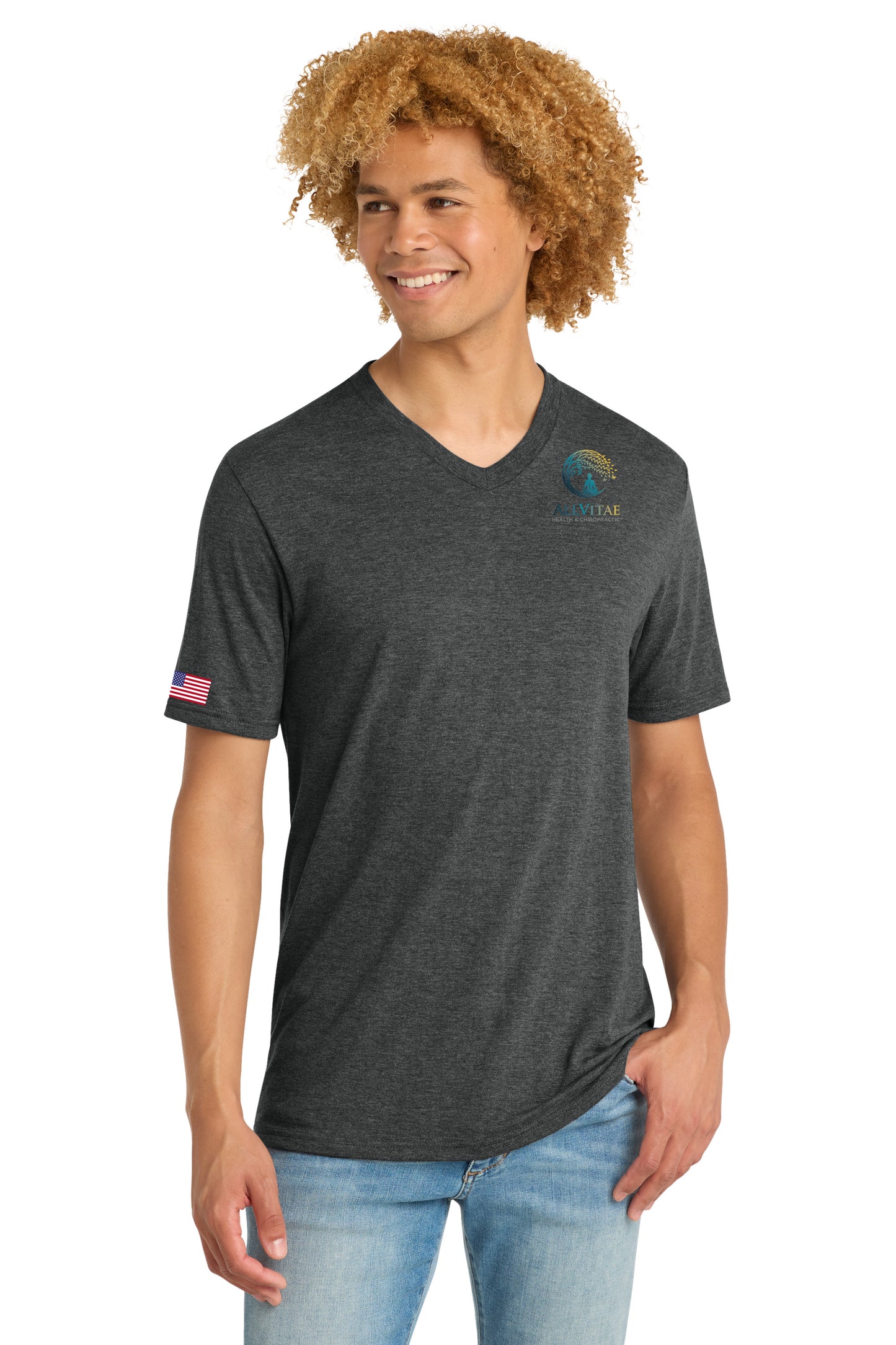V Neck Allvitae T Shirts Men