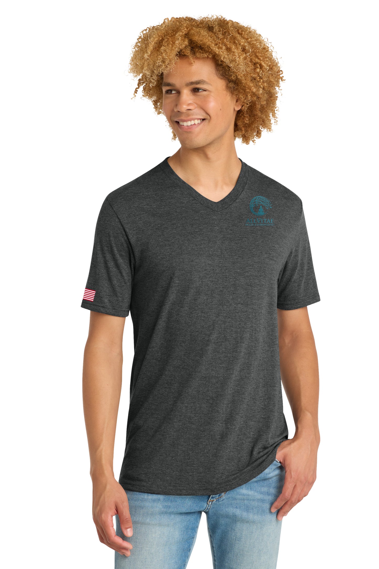V Neck Allvitae T Shirts Men