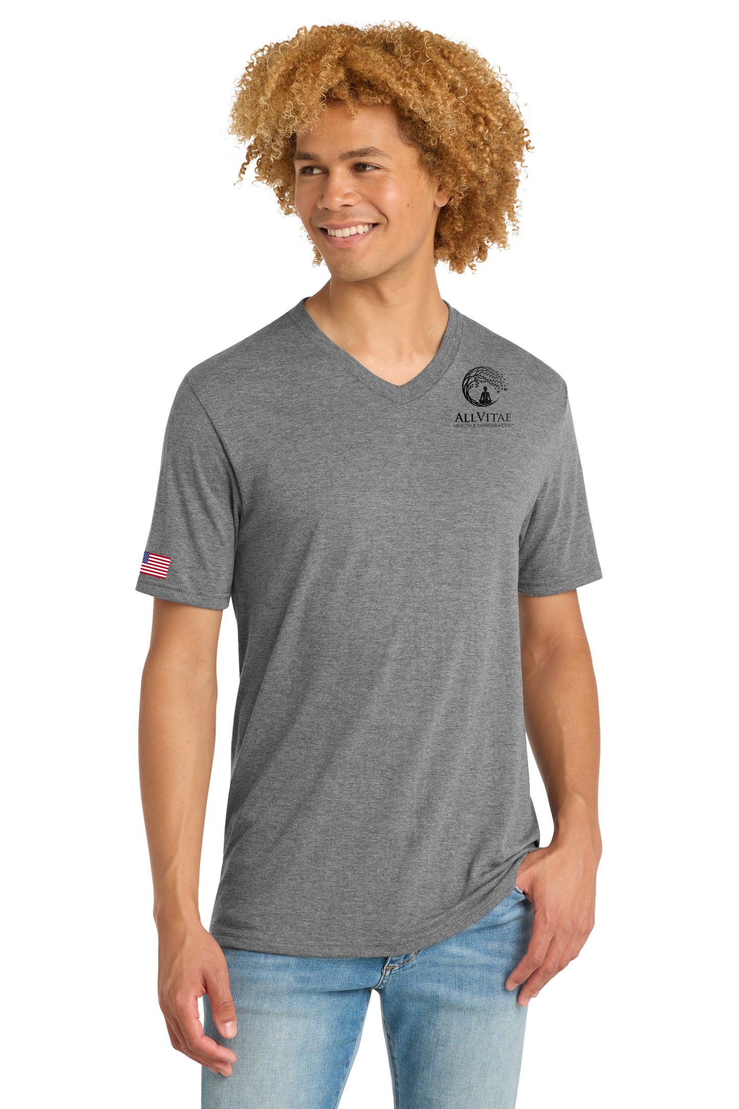 V Neck Allvitae T Shirts Men