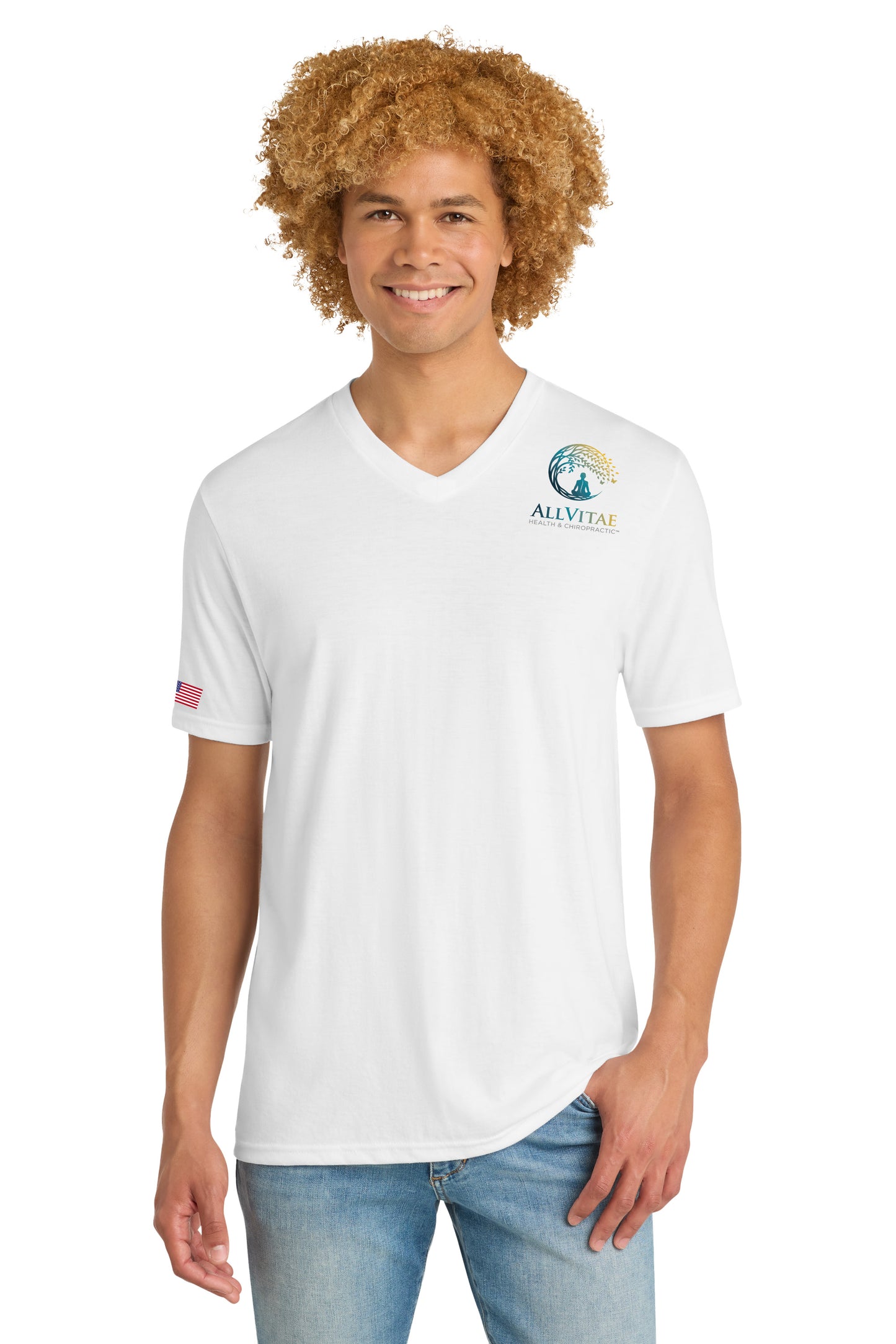 V Neck Allvitae T Shirts Men