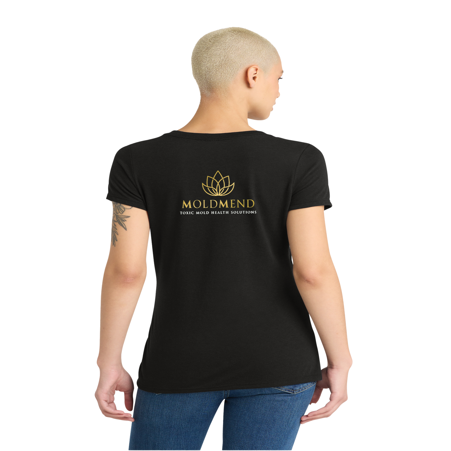 MoldMend DT1350L Women's V Neck Tshirts