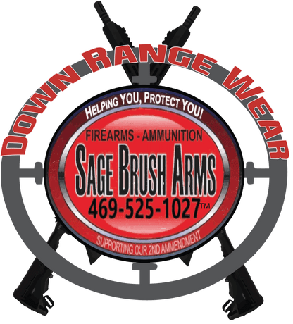 Sage Brush Arms DownRange Wear Polo Shirt Logo on Left Chest - Miniaday Designs, LLC.