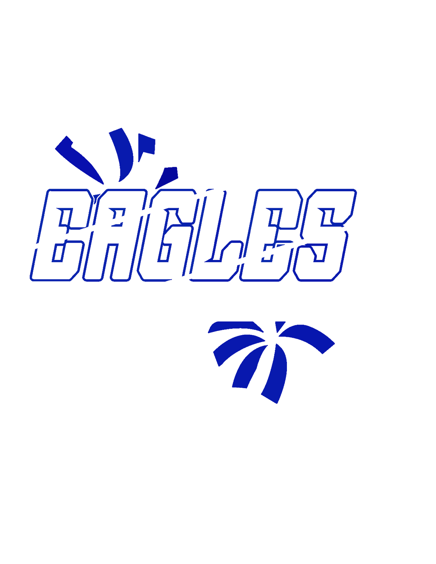 ELHS Tank Top Cheer Eagle Cut Out