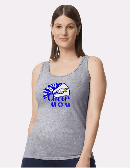 ELHS LADIES Tank Top Cheer MOM with Megaphone