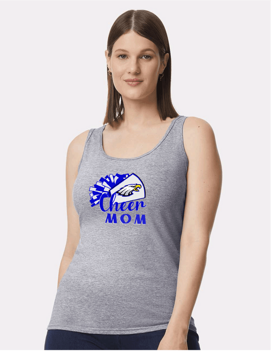 ELHS LADIES Tank Top Cheer MOM with Megaphone
