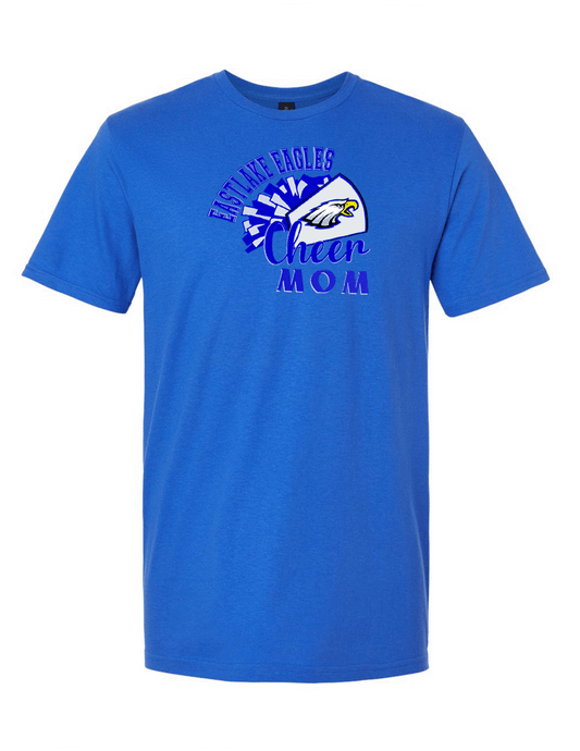 ELHS TShirt Cheer Mom Megaphone and Eagle