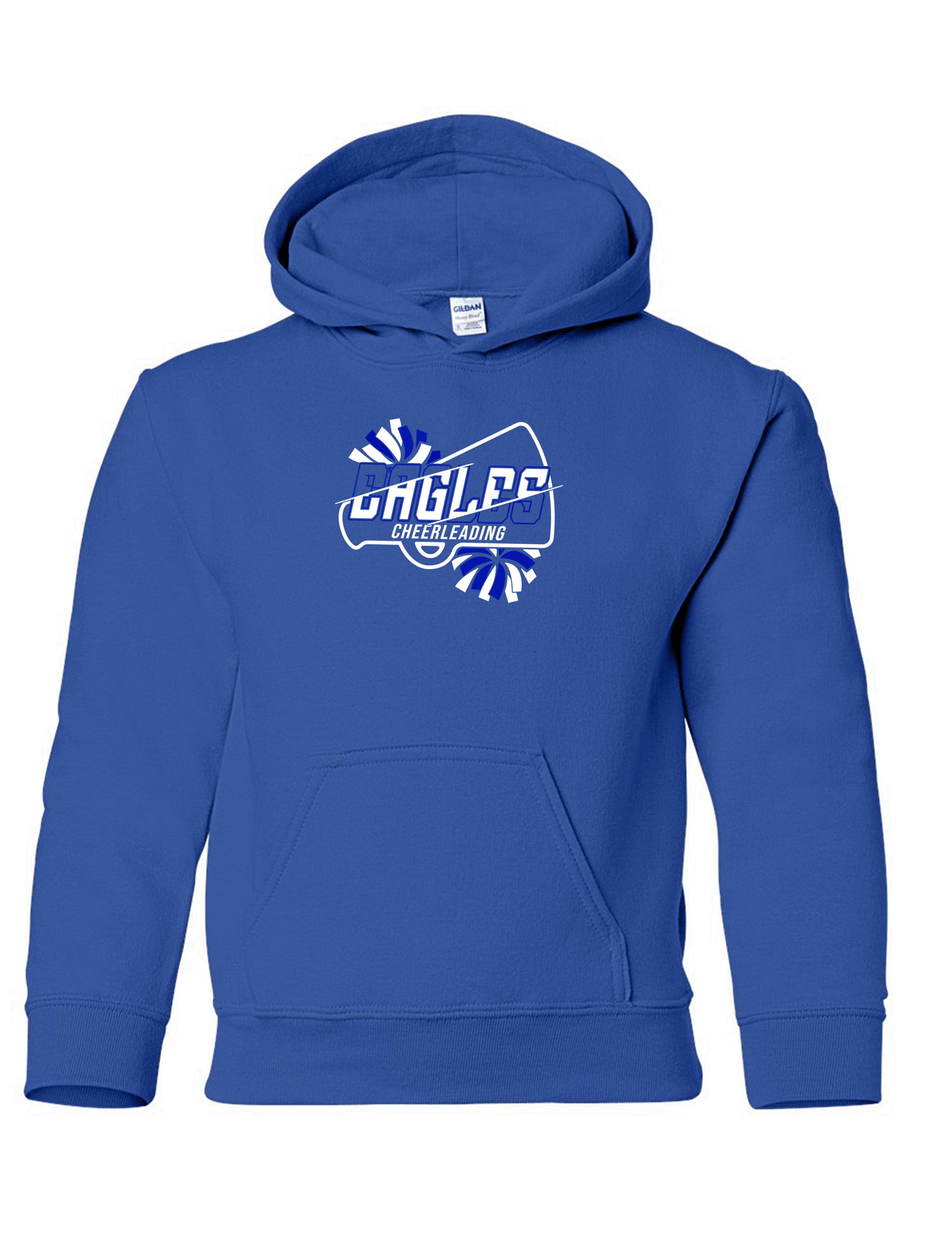 ELHS YOUTH Cheer Heavy Blend Hoodie Eagle Cutout
