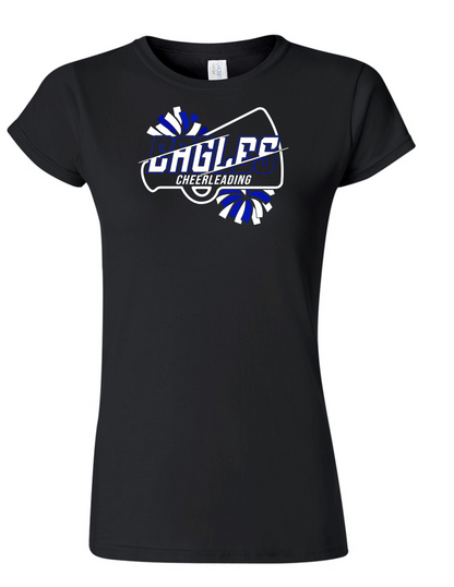 ELHS TShirt Cheer Mom Eagles Cutout