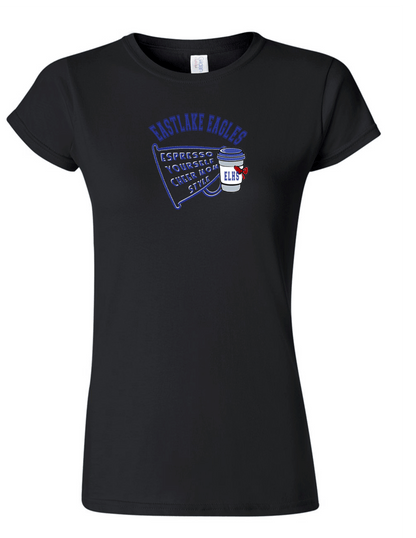 ELHS TShirt Cheer Mom Espresso