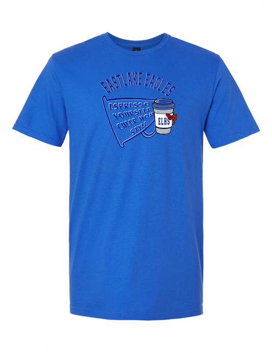 ELHS TShirt Cheer Mom Espresso