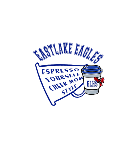 ELHS Cheer Long Sleeve Cheer Mom Espresso Yourself