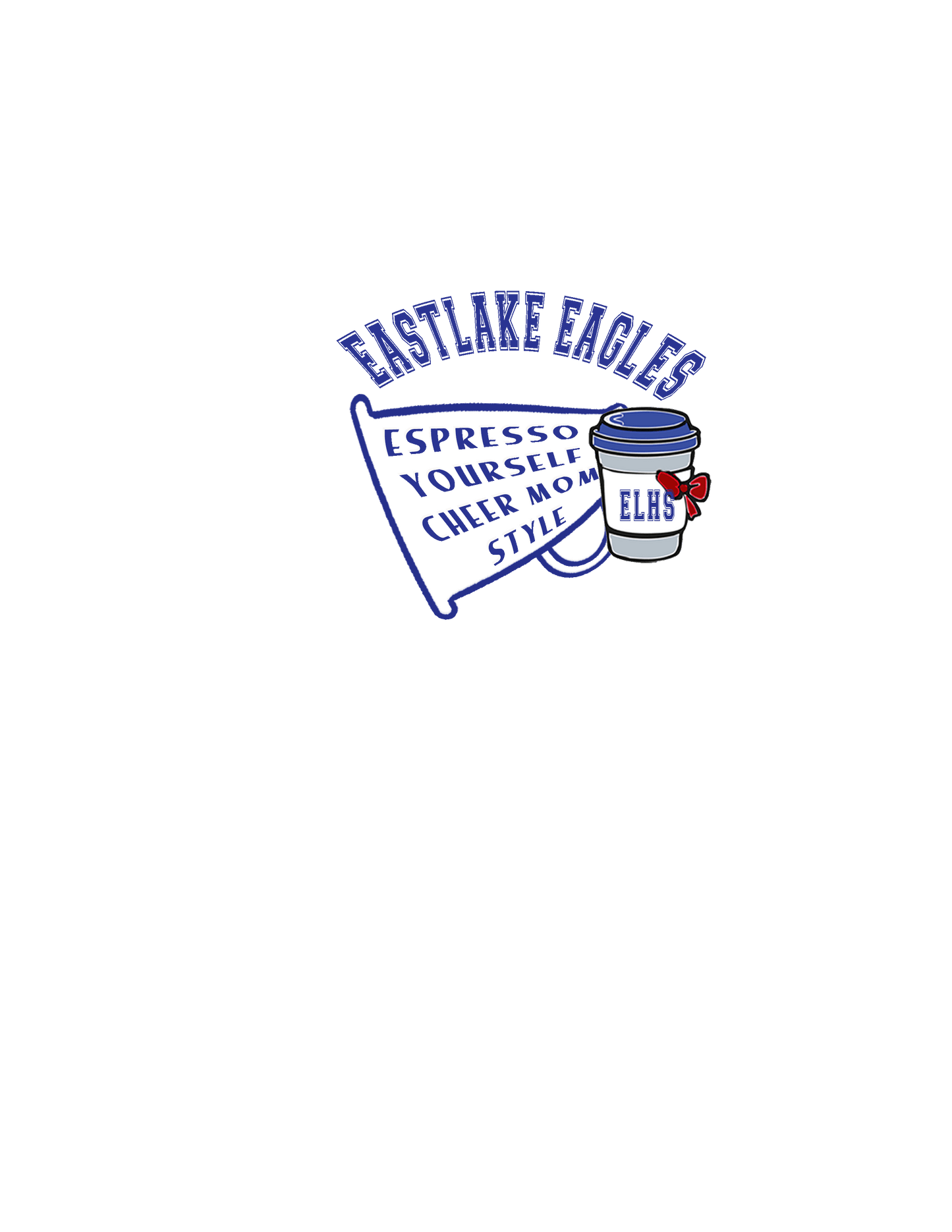 ELHS LADIES Tank Top Cheer MOM Espresso