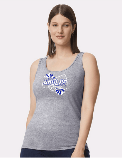 ELHS LADIES Tank Top Cheer Eagle Cut Out
