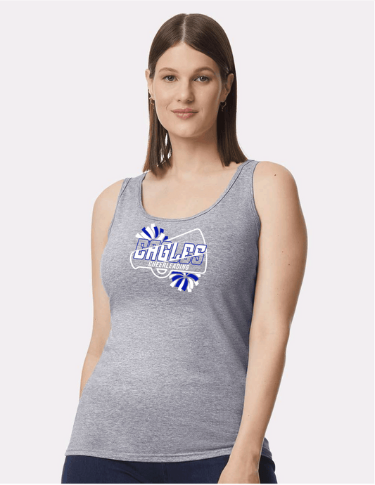 ELHS LADIES Tank Top Cheer Eagle Cut Out