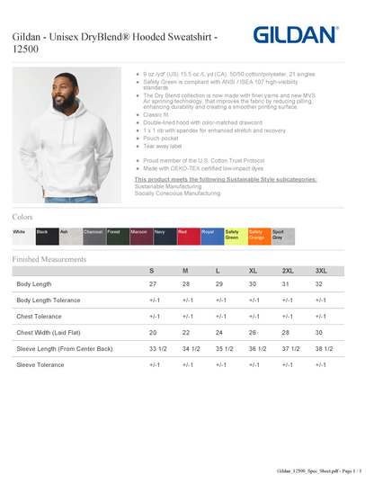 ELHS Dryblend  Hoodie Cheer Dad