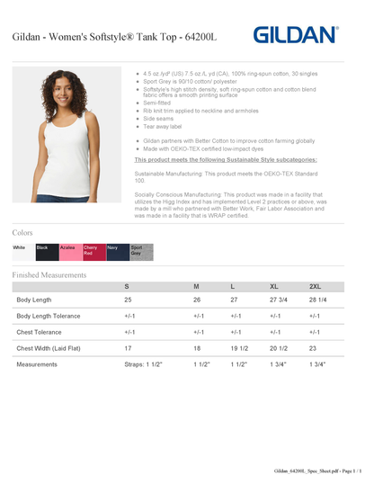 ELHS LADIES Tank Top Cheer MOM Coffee with Bows