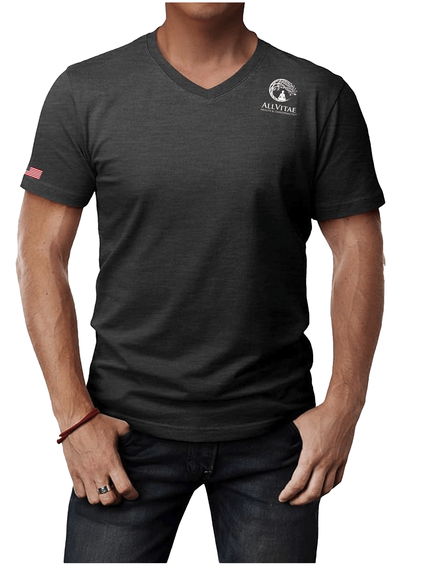 Allvitae H2H Men's Muscle Shirt V Neck Slim Fit Military Green, Black,  Charcoal & Sand Colors