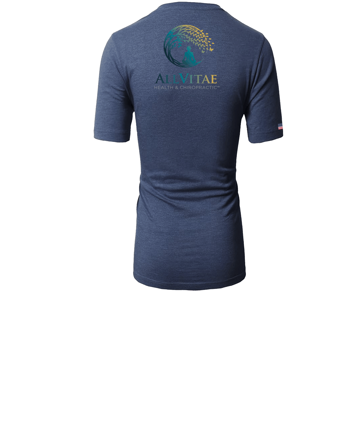 Allvitae H2H Men's Muscle Shirt V Neck Slim Fit Blue Shirts Multiple Logos