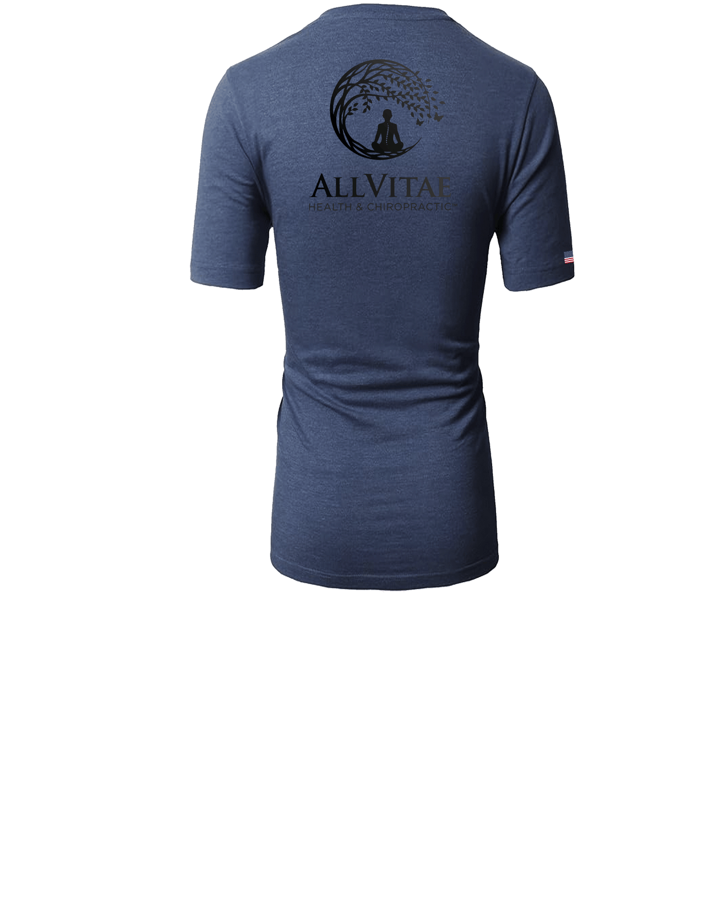 Allvitae H2H Men's Muscle Shirt V Neck Slim Fit Blue Shirts Multiple Logos