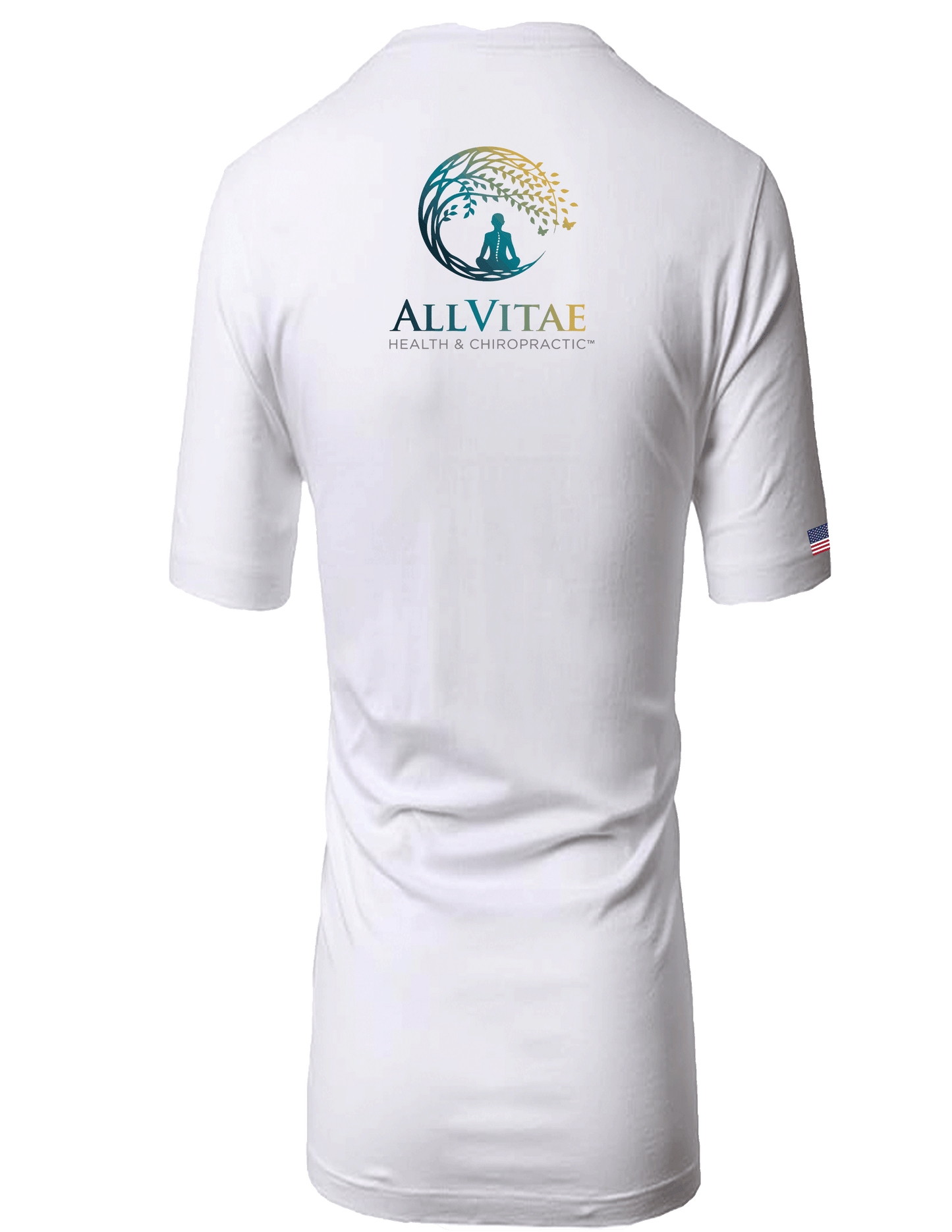 Allvitae H2H Men's Muscle Shirt V Neck Slim Fit White Shirts with Multiple Logos