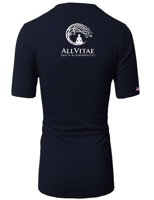 Allvitae H2H Men's Muscle Shirt V Neck Slim Fit Blue Shirts Multiple Logos