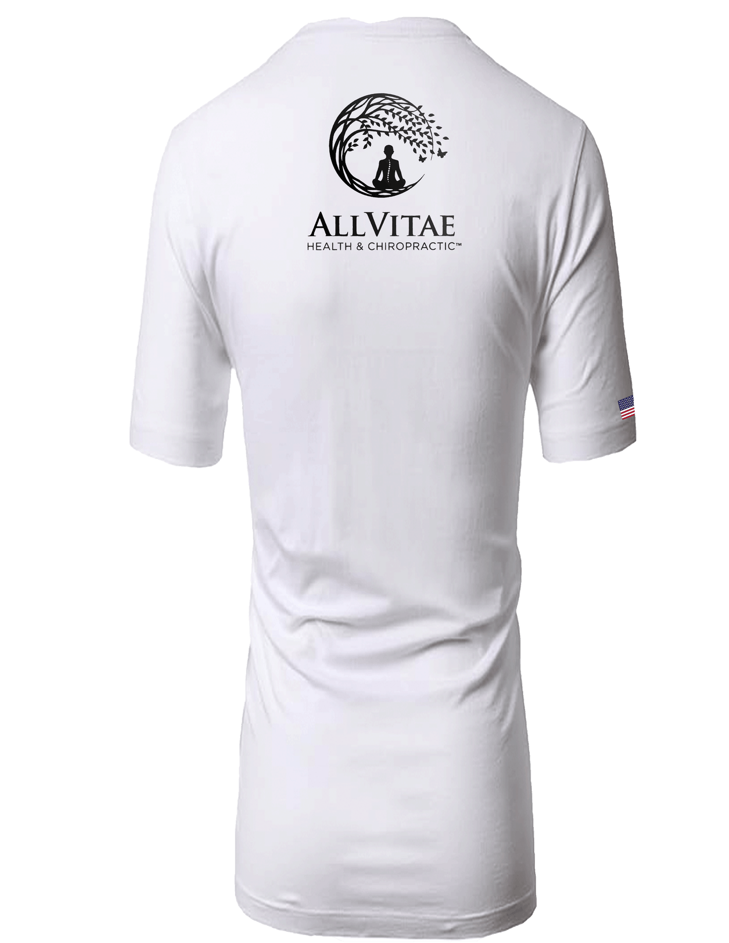 Allvitae H2H Men's Muscle Shirt V Neck Slim Fit White Shirts with Multiple Logos