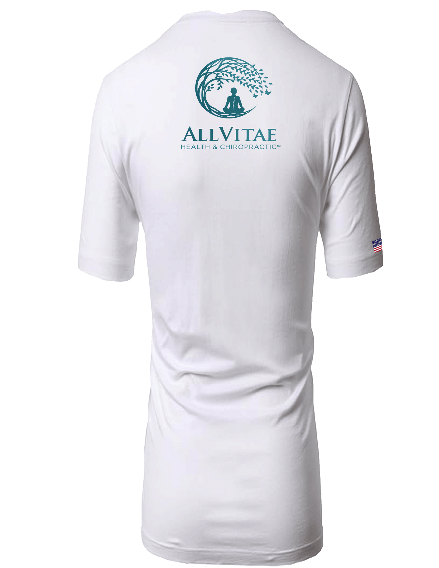 Allvitae H2H Men's Muscle Shirt V Neck Slim Fit White Shirts with Multiple Logos