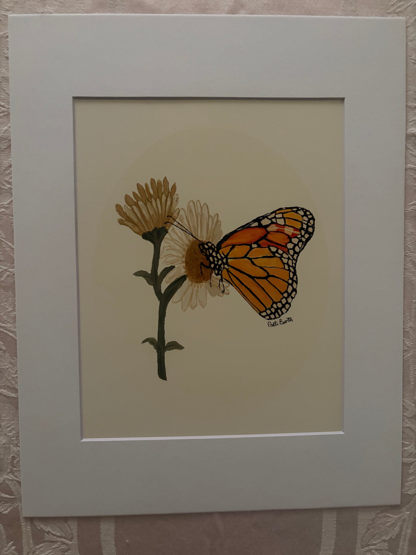 Monarch Garden Art Print