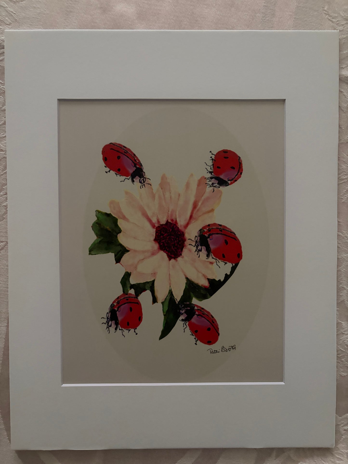Ladybug Tea Garden Art Print