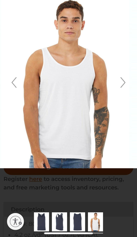 Unisex Tank Top Bella Canvas - Miniaday Designs, LLC.