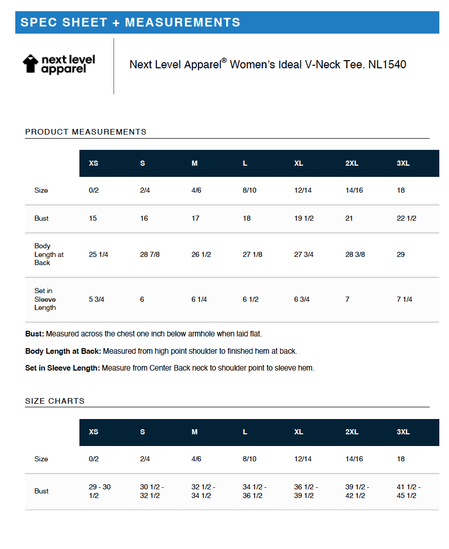 Allvitae Next Level V Neck 1540 Replaces 6640 American Flag added to Right Sleeve