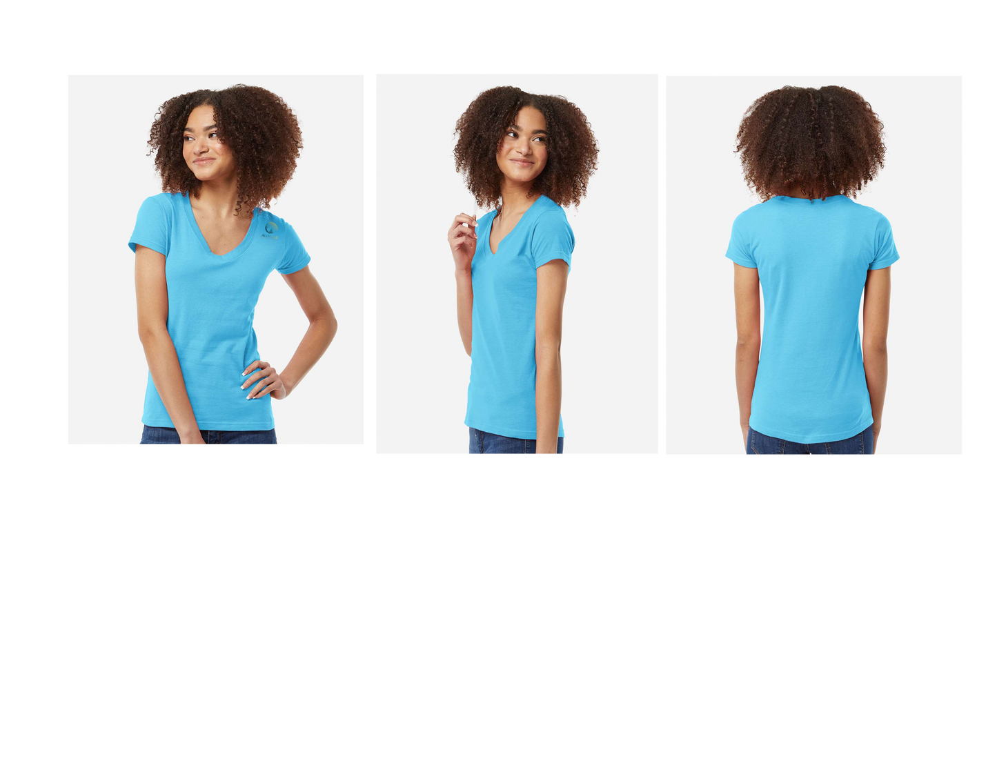 Allvitae Women's Tultex 214 V Neck Cotton