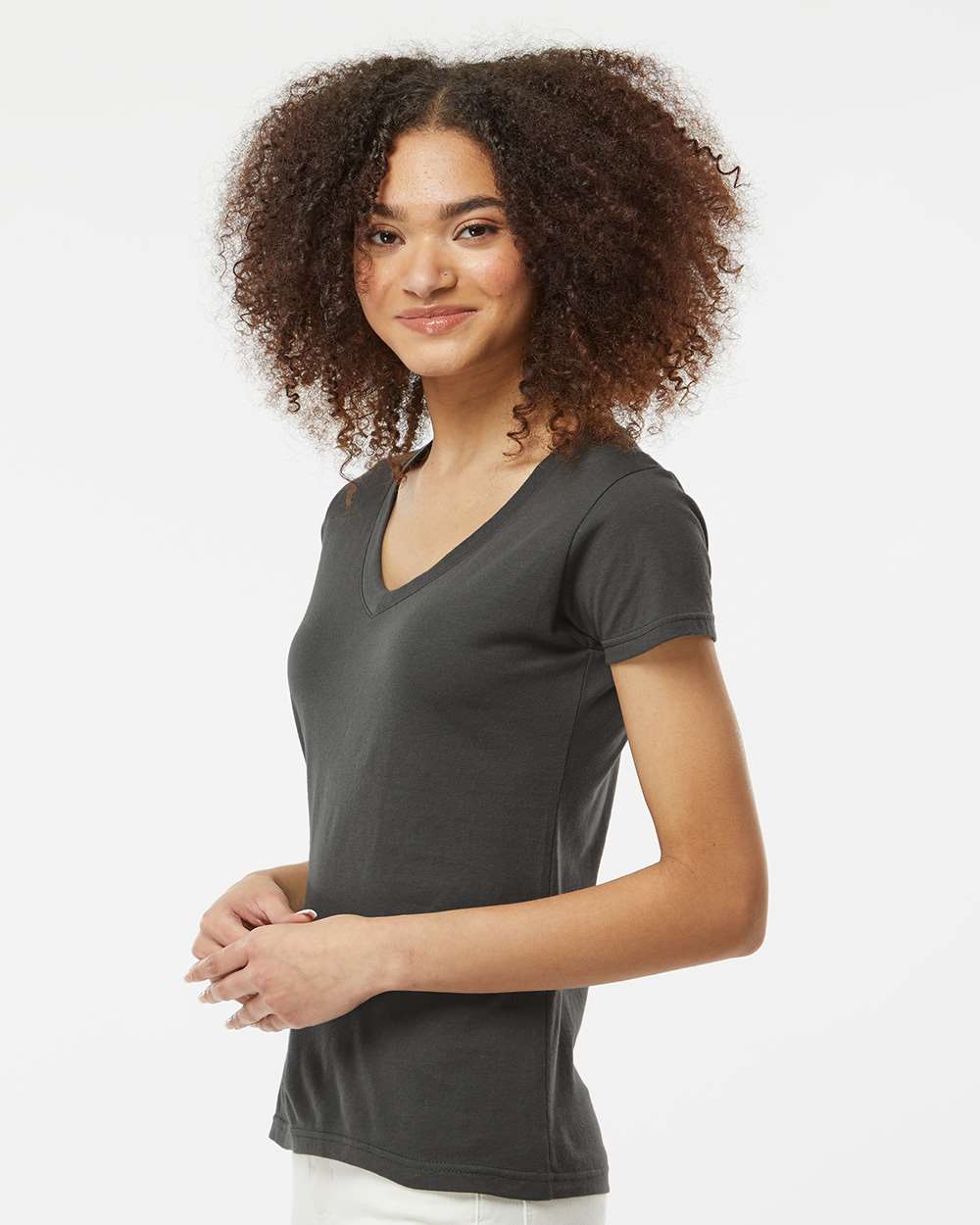 Allvitae Women's Tultex 214 V Neck Cotton