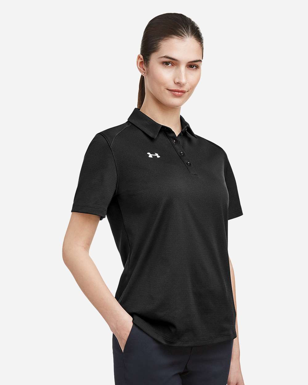 Womens Bitcoin Ben Crypto Club Las Vegas  Horizontal Logo Under Armour 1370431 Polo Shirt
