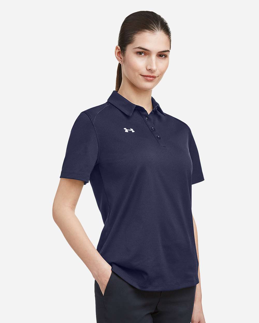 Womens Bitcoin Ben Crypto Club Las Vegas  Horizontal Logo Under Armour 1370431 Polo Shirt