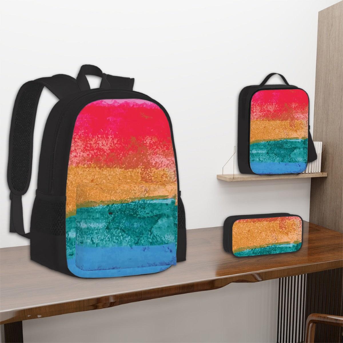 Daphne's Rainbow Surprise Backpack with Lunch Box - Miniaday Designs, LLC.