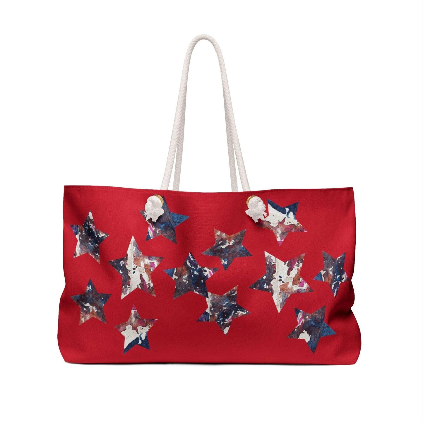 Miniaday Designs Weekender Bag Americana Red Unisex - Miniaday Designs, LLC.