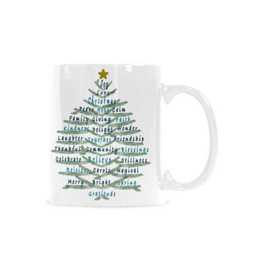 Designer Made Christmas Message Mug